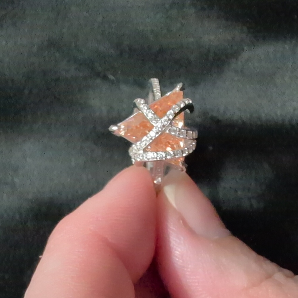 R899 Sterling Silver Trillion Ring - Liz Halston